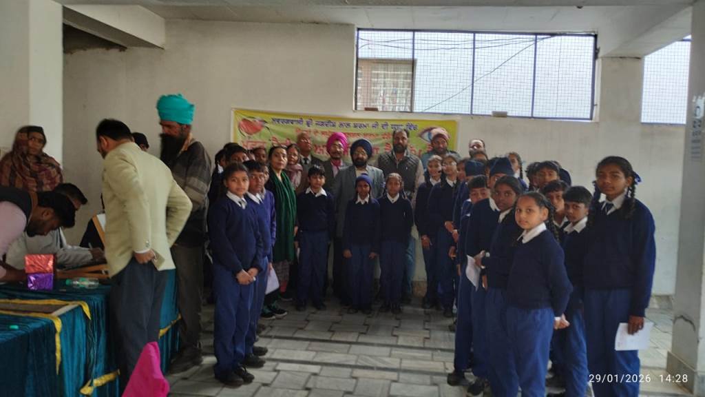 ਕੈਂਪ ਵਿੱਚ 37 ਵਿਦਿਆਰਥੀਆ ਦੀਆਂ ਅੱਖਾਂ ਦੀ ਜਾਂਚ ਕੀਤੀ ਜਗਰੀਤ ਕੋਰ